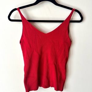Red tank top